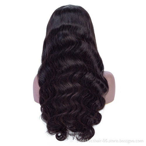Wholesale Price 4x4 Body Wave & Straight Lace Closure Wig Pre Plucked With Baby Hair Cuticle Aligned Raw Virgin Human Hair Wigs